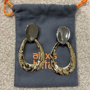Alexis Bittar mixed metal earrings